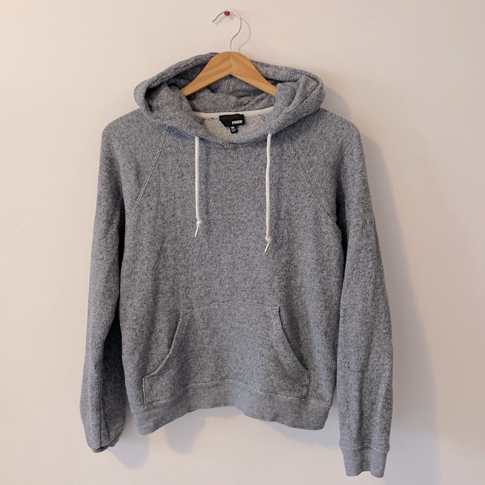 XS Wilfred Free Grey Hoodie Sweatshirt